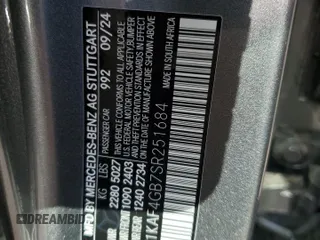 2025 Mercedes-Benz C 300 with VIN W1KAF4GB7SR251684, listed as a Copart auction lot 42448325 with Not Provided miles and Salvage Title. Bid and sale history available at DreamBid. Image 12.