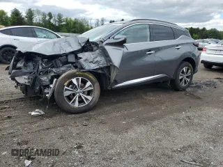 2021 Nissan Murano SV with VIN 5N1AZ2BS1MC139140, listed as a Copart auction lot 55604615 with 84,543 mi miles and Salvage title. Bid and sale history available at DreamBid. Image 1.