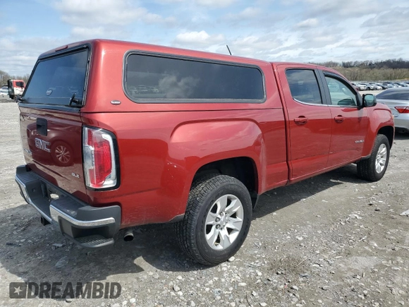 2015 GMC Canyon 2WD SLE with VIN 1GTG5BE38F1134904, listed as a Copart auction lot 51426615 with 123,584 mi miles and Salvage Title. Bid and sale history available at DreamBid. Image 3.