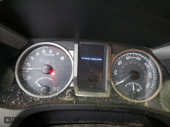 2016 Toyota Tacoma SR with VIN 5TFRX5GN3GX071325, listed as a Copart auction lot 53817625 with 194,057 mi miles and Salvage title. Bid and sale history available at DreamBid. Image 9.