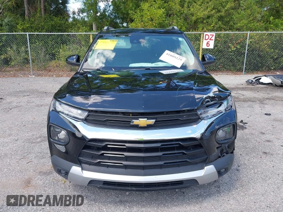 2021 Chevrolet TrailBlazer LT with VIN KL79MPSL0MB026231, listed as a IAAI auction lot 41889229 with 75,516 mi miles. Bid and sale history available at carsss.com. Image 12.