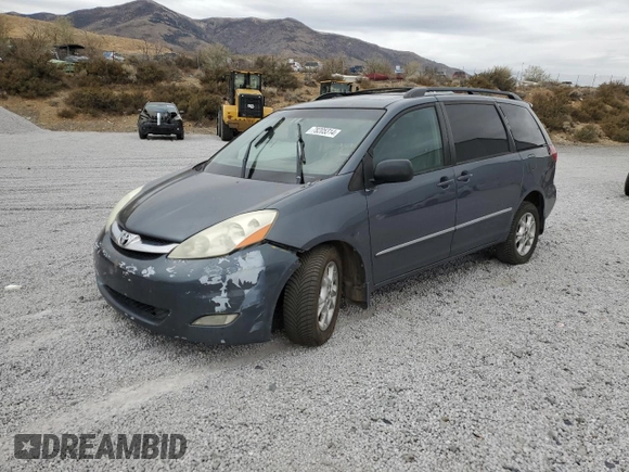 2006 Toyota Sienna XLE with VIN 5TDBA22C96S058834, listed as a Copart auction lot 78205314 with 153,446 mi miles and Salvage Title. Bid and sale history available at carsss.com. Image 1.