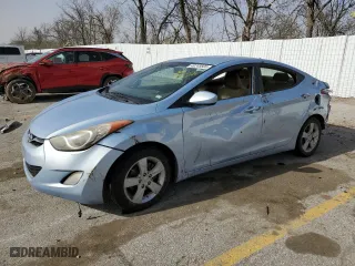 2012 Hyundai Elantra GLS with VIN KMHDH4AE8CU455764, listed as a Copart auction lot 49745605 with 193,111 mi miles and Salvage Title. Bid and sale history available at carsss.com. Image 1.