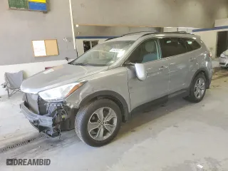 2015 Hyundai Santa Fe GLS with VIN KM8SM4HF8FU111177, listed as a Copart auction lot 53629455 with 127,618 mi miles and Salvage Title. Bid and sale history available at carsss.com. Image 1.
