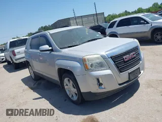 2010 GMC Terrain SLE-2 with VIN 2CTALDEW2A6356835, listed as a IAAI auction lot 41953237 with 222,874 mi miles. Bid and sale history available at carsss.com. Image 1.