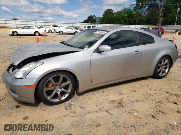2003 Infiniti G35 w/Leather z VIN JNKCV54E93M209766, wystawiony jako Copart lot #58235305 z przebiegiem 187 660 mil mil oraz Tytuł czysty. Historia ofert i sprzedaży dostępna na DreamBid. Obrazek 1.