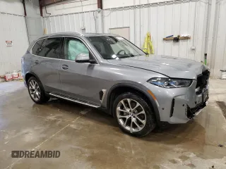 2025 BMW X5 sDrive40i with VIN 5UX13EU06S9W26538, listed as a Copart auction lot 50222715 with 0 mi miles and Clean Title. Bid and sale history available at carsss.com. Image 4.