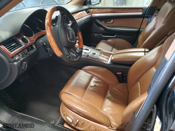 2008 Audi A8 L 4.2L with VIN WAUMV94E68N016244, listed as a Copart auction lot 50804815 with 0 mi miles and Salvage Title. Bid and sale history available at carsss.com. Image 7.