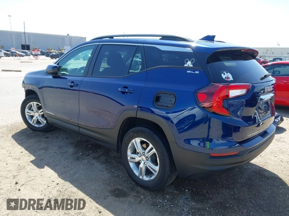2022 GMC Terrain SLE with VIN 3GKALMEV0NL299267, listed as a IAAI auction lot 41845193 with 9,581 mi miles. Bid and sale history available at carsss.com. Image 3.