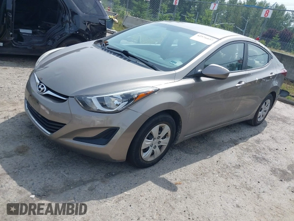 2016 Hyundai Elantra SE with VIN 5NPDH4AE4GH758223, listed as a IAAI auction lot 42576857 with 98,385 mi miles and . Bid and sale history available at DreamBid. Image 17.