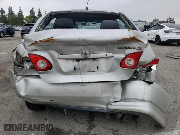 2003 Toyota Corolla CE with VIN 1NXBR32E63Z126266, listed as a Copart auction lot 50614875 with 288,566 mi miles and Salvage Title. Bid and sale history available at DreamBid. Image 6.
