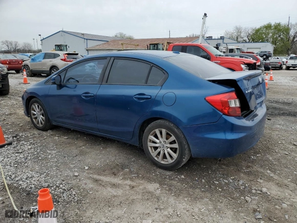 2012 Honda Civic Sdn EX-L with VIN 19XFB2F96CE365347, listed as a Copart auction lot 52829365 with 150,824 mi miles and Salvage Title. Bid and sale history available at carsss.com. Image 2.