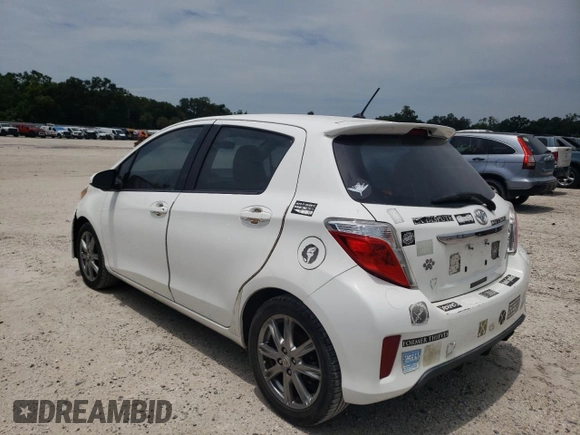 2012 Toyota Yaris L with VIN JTDKTUD36CD523080, listed as a Copart auction lot 77607654 with 134,041 mi miles and Clean Title. Bid and sale history available at carsss.com. Image 3.