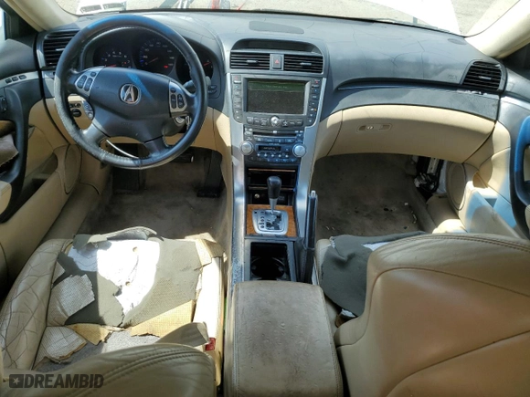 2004 Acura TL with VIN 19UUA66254A036908, listed as a Copart auction lot 53621625 with 224,661 mi miles and Salvage Title. Bid and sale history available at carsss.com. Image 8.