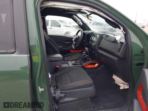 2022 Nissan Frontier S with VIN 1N6ED1EK3NN680820, listed as a IAAI auction lot 41227138 with 35,529 mi miles. Bid and sale history available at carsss.com. Image 5.