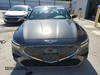 2025 Genesis G70 2.5T with VIN KMTG34SC4SU154731, listed as a Copart auction lot 58399565 with 11,260 mi miles and Clean title. Bid and sale history available at DreamBid. Image 5.