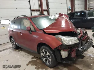 2017 Subaru Forester Premium with VIN JF2SJAEC2HH407170, listed as a IAAI auction lot 41429298 with 1 mi miles. Bid and sale history available at carsss.com. Image 1.