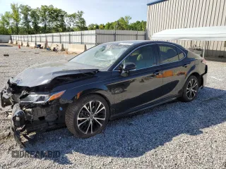 2018 Toyota Camry LE with VIN JTNB11HK4J3003092, listed as a Copart auction lot 55035485 with 109,857 mi miles and Salvage title. Bid and sale history available at DreamBid. Image 1.