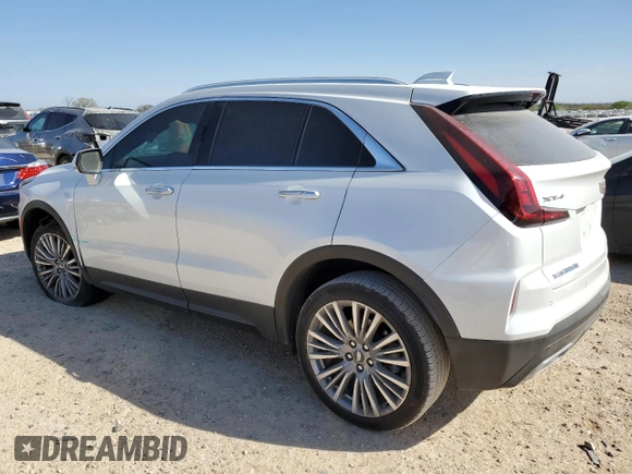 2024 Cadillac XT4 FWD Premium Luxury z VIN 1GYFZCR44RF239840, wystawiony jako Copart lot #48870445 z przebiegiem 5 276 mil mil oraz Szkoda całkowita • Salvage title. Historia ofert i sprzedaży dostępna na DreamBid. Obrazek 2.