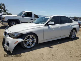2015 BMW 3 Series 328d with VIN WBA3D3C5XFK158530, listed as a Copart auction lot 60341705 with 82,950 mi miles and Salvage title. Bid and sale history available at DreamBid. Image 1.
