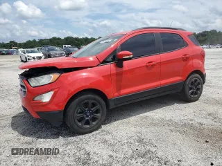 2020 Ford EcoSport SE z VIN MAJ3S2GE0LC331772, wystawiony jako Copart lot #47983135 z przebiegiem 58 622 mil mil oraz Czysty tytuł • Clean title. Historia ofert i sprzedaży dostępna na DreamBid. Obrazek 1.
