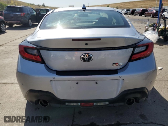 2023 Toyota GR86 with VIN JF1ZNBC1XP8754663, listed as a Copart auction lot 74255034 with 11,355 mi miles and Salvage Title. Bid and sale history available at carsss.com. Image 6.