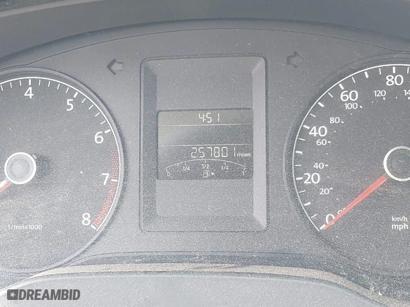 2014 Volkswagen Jetta Sedan S with VIN 3VW2K7AJ5EM310715, listed as a IAAI auction lot 41843290 with 257,801 mi miles. Bid and sale history available at carsss.com. Image 7.