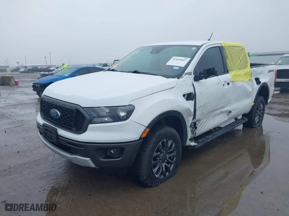2022 Ford Ranger XL with VIN 1FTER4EH6NLD05672, listed as a IAAI auction lot 41435047 with 56,485 mi miles. Bid and sale history available at carsss.com. Image 2.