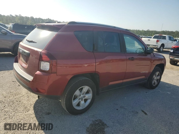 2016 Jeep Compass Sport with VIN 1C4NJCBA8GD763381, listed as a Copart auction lot 52427695 with 154,867 mi miles and Clean Title. Bid and sale history available at DreamBid. Image 3.