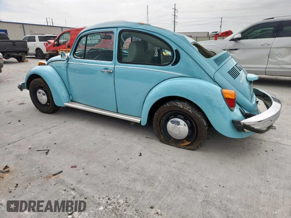 1974 Volkswagen Beetle with VIN 1142451120, listed as a Copart auction lot 63041995 with 10,102 mi miles and Salvage title. Bid and sale history available at DreamBid. Image 2.