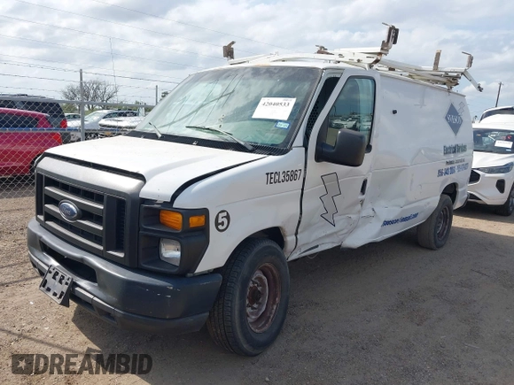 2008 Ford Econoline Cargo Commercial with VIN 1FTNE24L08DA86051, listed as a IAAI auction lot 42040533 with Not Provided miles and . Bid and sale history available at carsss.com. Image 6.