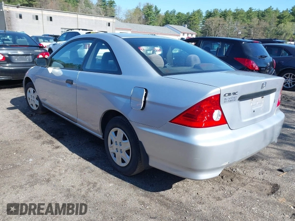 2005 Honda Civic Cpe VP with VIN 1HGEM22165L076549, listed as a IAAI auction lot 42123119 with 146,034 mi miles. Bid and sale history available at carsss.com. Image 3.