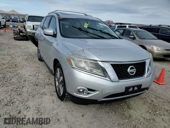 2013 Nissan Pathfinder Platinum with VIN 5N1AR2MM6DC633332, listed as a Copart auction lot 47491855 with 157,924 mi miles and Salvage Title. Bid and sale history available at carsss.com. Image 11.