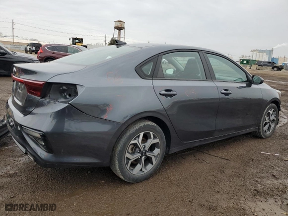 2021 Kia Forte LXS with VIN 3KPF24AD2ME288713, listed as a Copart auction lot 49091065 with 38,290 mi miles and Salvage Title. Bid and sale history available at carsss.com. Image 3.