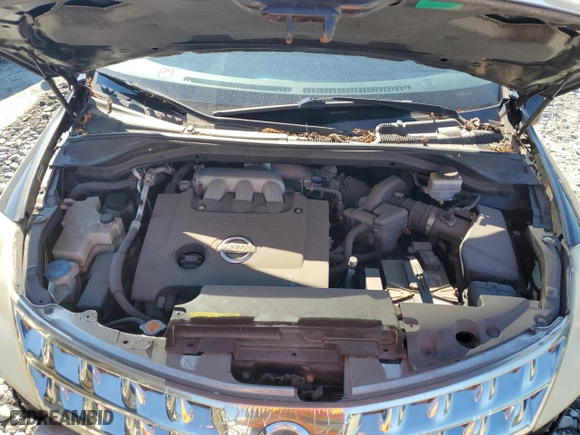 2007 Nissan Murano S with VIN JN8AZ08W97W666580, listed as a Copart auction lot 70611924 with 106,593 mi miles and Salvage Title. Bid and sale history available at carsss.com. Image 11.
