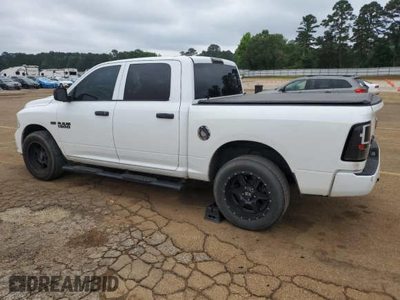 2018 Ram 1500 Express with VIN 1C6RR7KT1JS296009, listed as a Copart auction lot 54512045 with 154,621 mi miles and Salvage title. Bid and sale history available at DreamBid. Image 2.