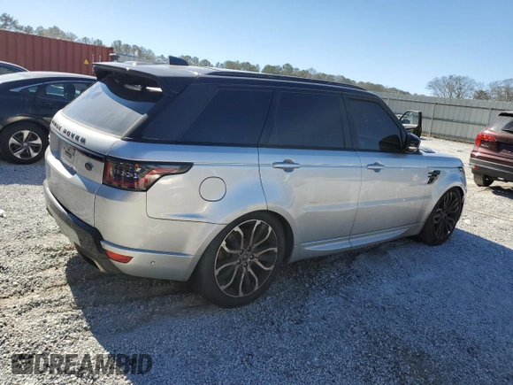 2018 Land Rover Range Rover Sport with VIN SALWR2RE3JA189774, listed as a Copart auction lot 46098495 with Not Provided miles and Clean Title. Bid and sale history available at carsss.com. Image 3.