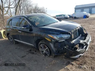2019 Infiniti QX60 PURE with VIN 5N1DL0MM9KC555631, listed as a IAAI auction lot 41530910 with 83,351 mi miles. Bid and sale history available at carsss.com. Image 1.