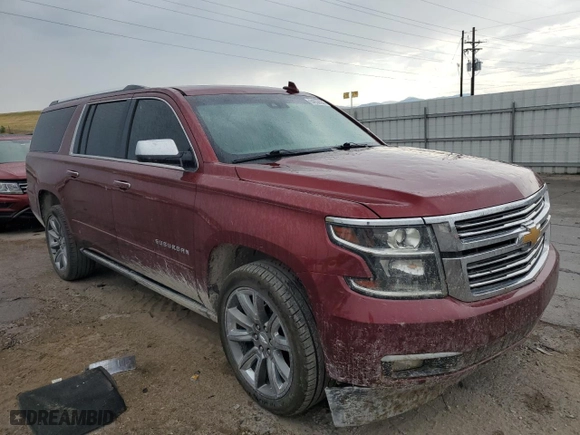 2018 Chevrolet Suburban Premier with VIN 1GNSCJKC3JR203501, listed as a Copart auction lot 64838554 with 66,608 mi miles and Salvage Title. Bid and sale history available at carsss.com. Image 4.