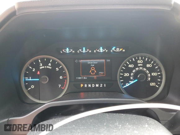 2016 Ford F-150 XLT with VIN 1FTEW1EP6GKF98531, listed as a Copart auction lot 60117745 with 115,517 mi miles and Salvage title. Bid and sale history available at DreamBid. Image 9.