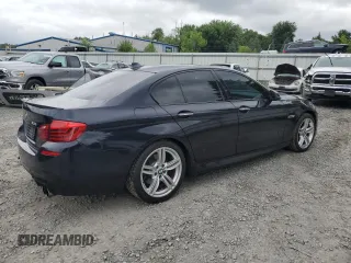 2014 BMW 5 Series 535i xDrive with VIN WBA5B3C5XED292729, listed as a Copart auction lot 64102674 with 86,057 mi miles and Non Repairable. Bid and sale history available at carsss.com. Image 3.