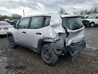 2021 Jeep Renegade Upland with VIN ZACNJDAB4MPN16689, listed as a Copart auction lot 46158195 with 12,566 mi miles and Salvage title. Bid and sale history available at DreamBid. Image 2.