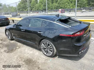2018 Kia Stinger Premium with VIN KNAE25LA3J6035273, listed as a Copart auction lot 60840044 with 50,518 mi miles and Salvage Title. Bid and sale history available at carsss.com. Image 2.