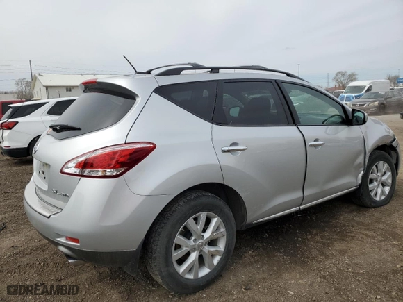 2011 Nissan Murano SV with VIN JN8AZ1MWXBW179621, listed as a Copart auction lot 51693005 with 60,782 mi miles and Salvage Title. Bid and sale history available at carsss.com. Image 3.