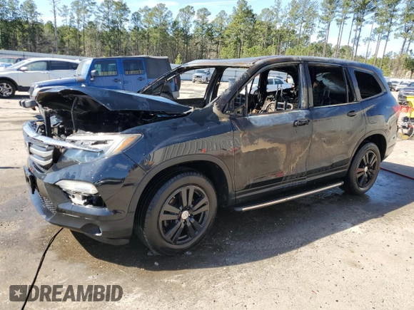 2016 Honda Pilot EX-L with VIN 5FNYF6H51GB016756, listed as a Copart auction lot 47367475 with 0 mi miles and Salvage Title. Bid and sale history available at carsss.com. Image 1.