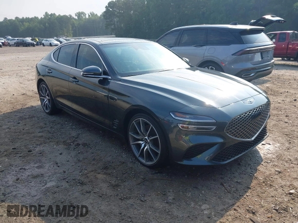 2022 Genesis G70 2.0T with VIN KMTG34TA2NU089251, listed as a IAAI auction lot 42549771 with 49,678 mi miles and . Bid and sale history available at DreamBid. Image 1.