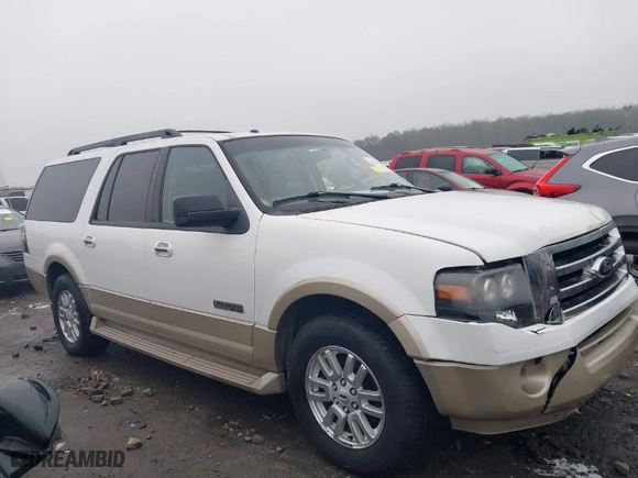2007 Ford Expedition EL Eddie Bauer with VIN 1FMFK17547LA08411, listed as a IAAI auction lot 41559142 with 180,452 mi miles. Bid and sale history available at carsss.com. Image 13.