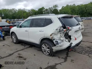 2016 Nissan Rogue S z VIN 5N1AT2MM4GC912140, wystawiony jako Copart lot #58133605 z przebiegiem 155 185 mil mil oraz Szkoda całkowita • Salvage title. Historia ofert i sprzedaży dostępna na DreamBid. Obrazek 2.