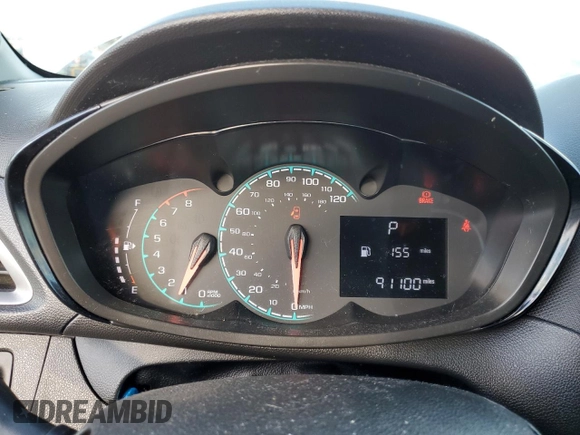 2020 Chevrolet Spark LS with VIN KL8CB6SA3LC421089, listed as a Copart auction lot 47318845 with 91,100 mi miles and Salvage Title. Bid and sale history available at DreamBid. Image 9.