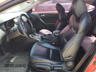 2011 Hyundai Genesis Coupe with VIN KMHHT6KD2BU058227, listed as a Copart auction lot 62154355 with 138,688 mi miles and Clean title. Bid and sale history available at DreamBid. Image 7.